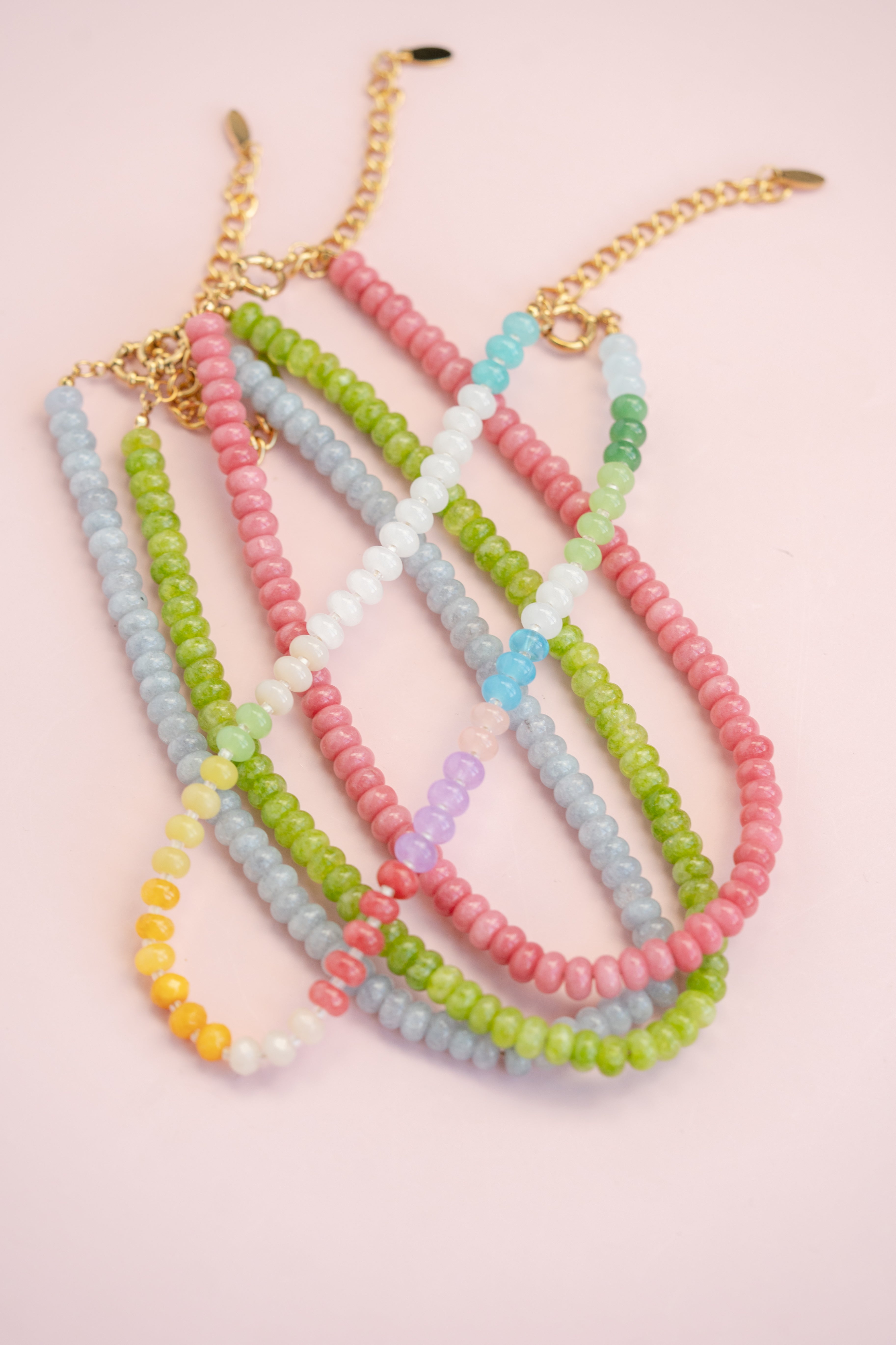 Pastel Gemstone Necklace