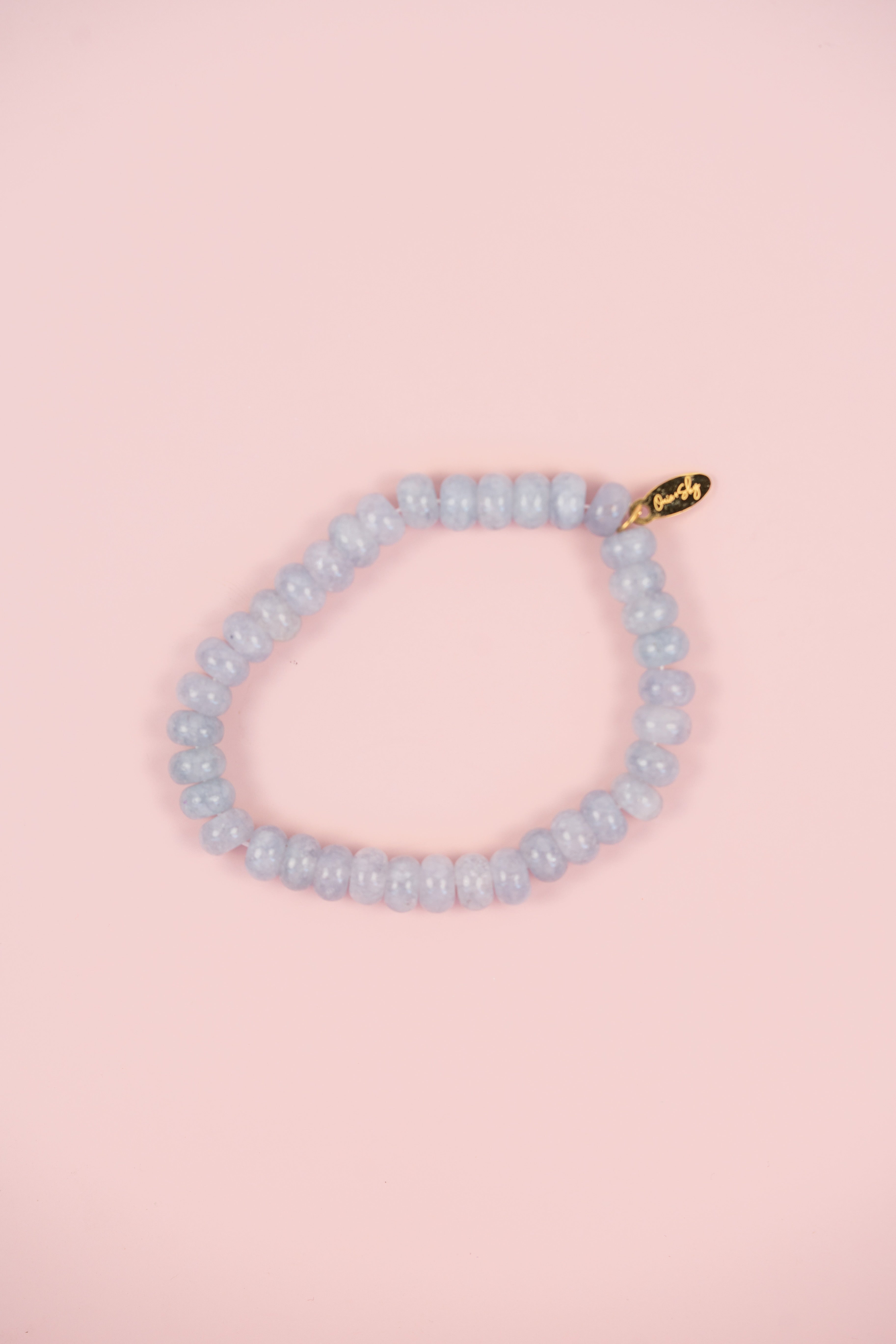 Stone Grey Gemstone Bracelet