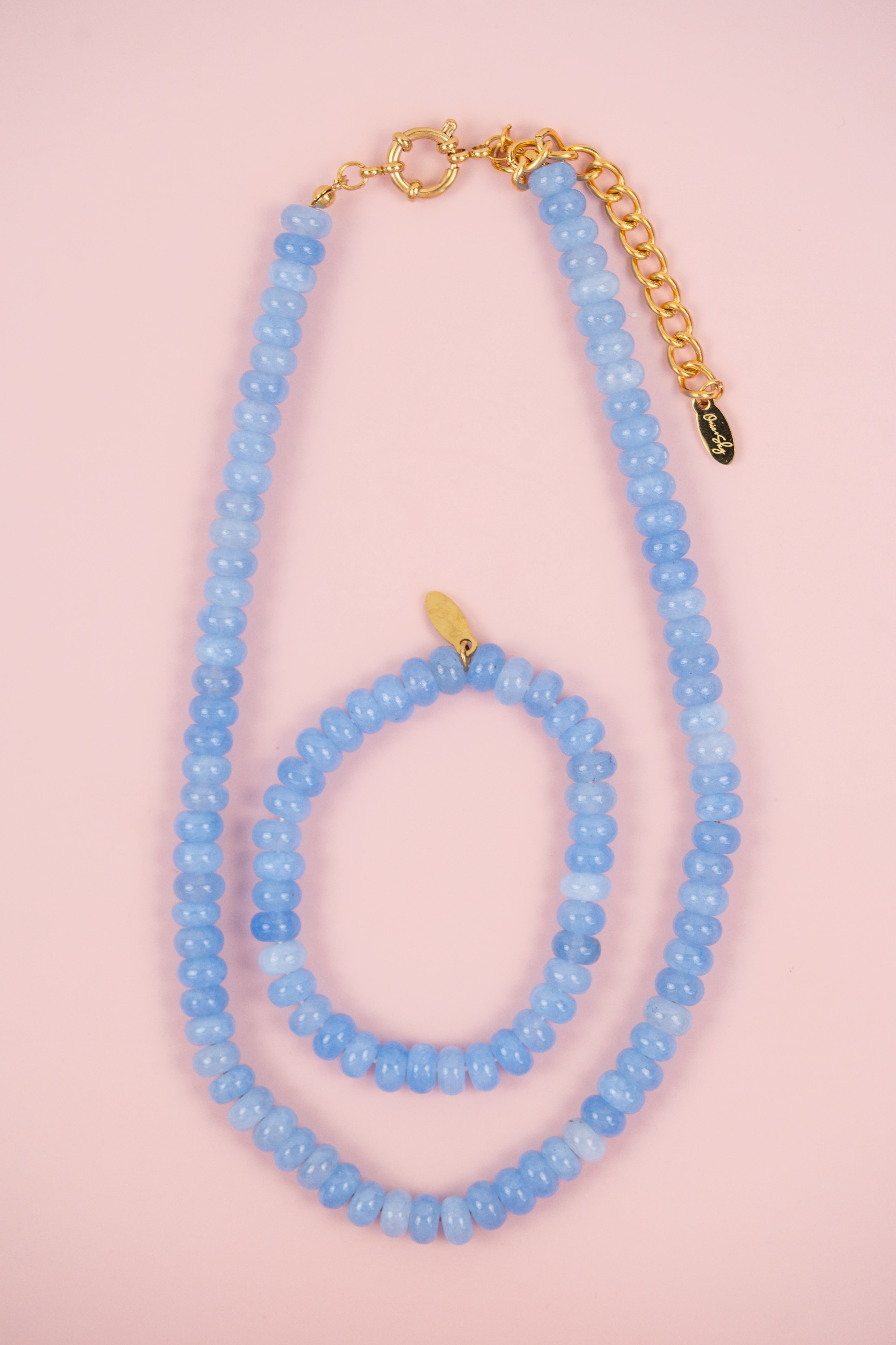 Sky Blue Gemstone Bracelet