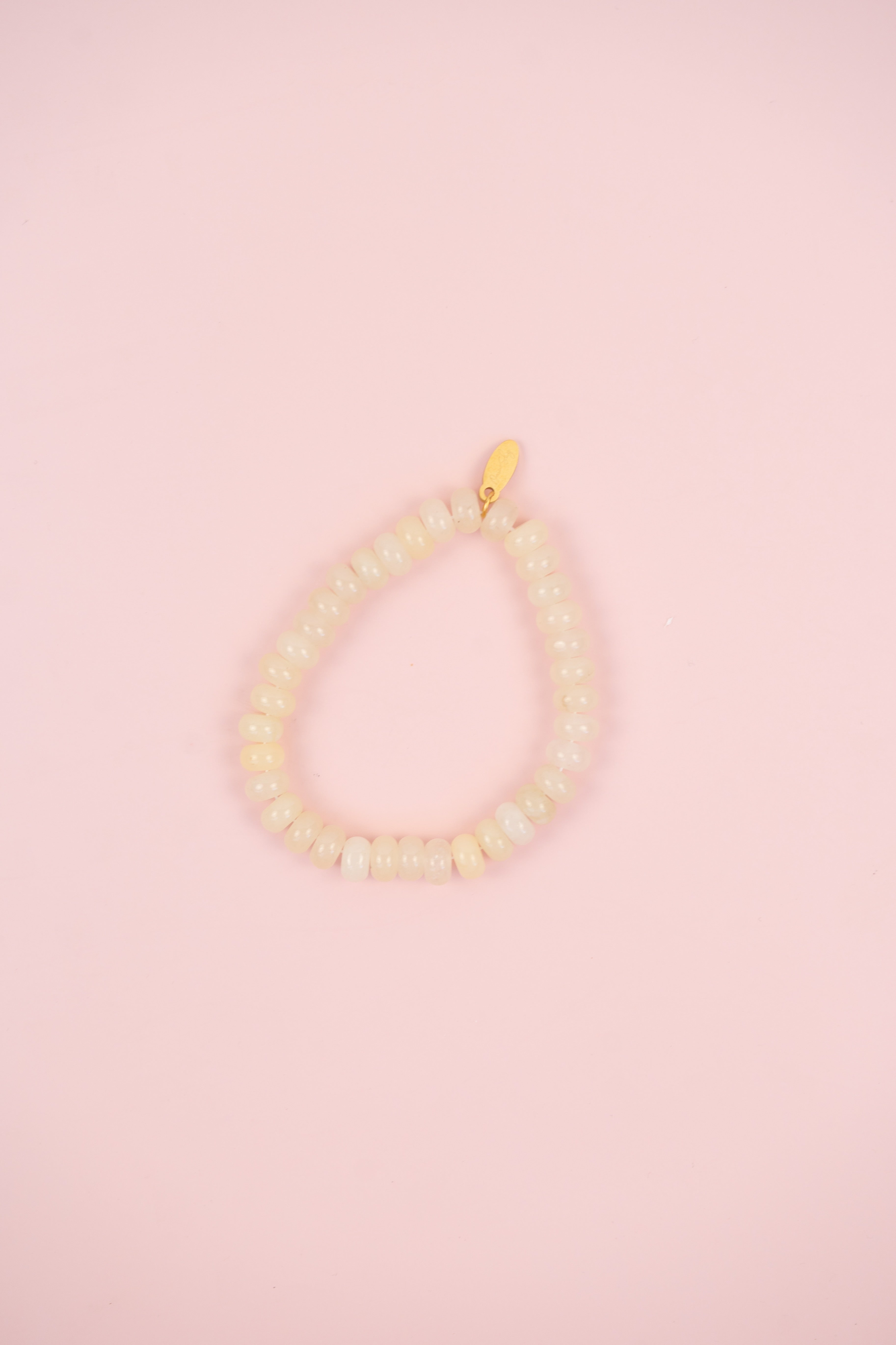 Cream Gemstone Bracelet