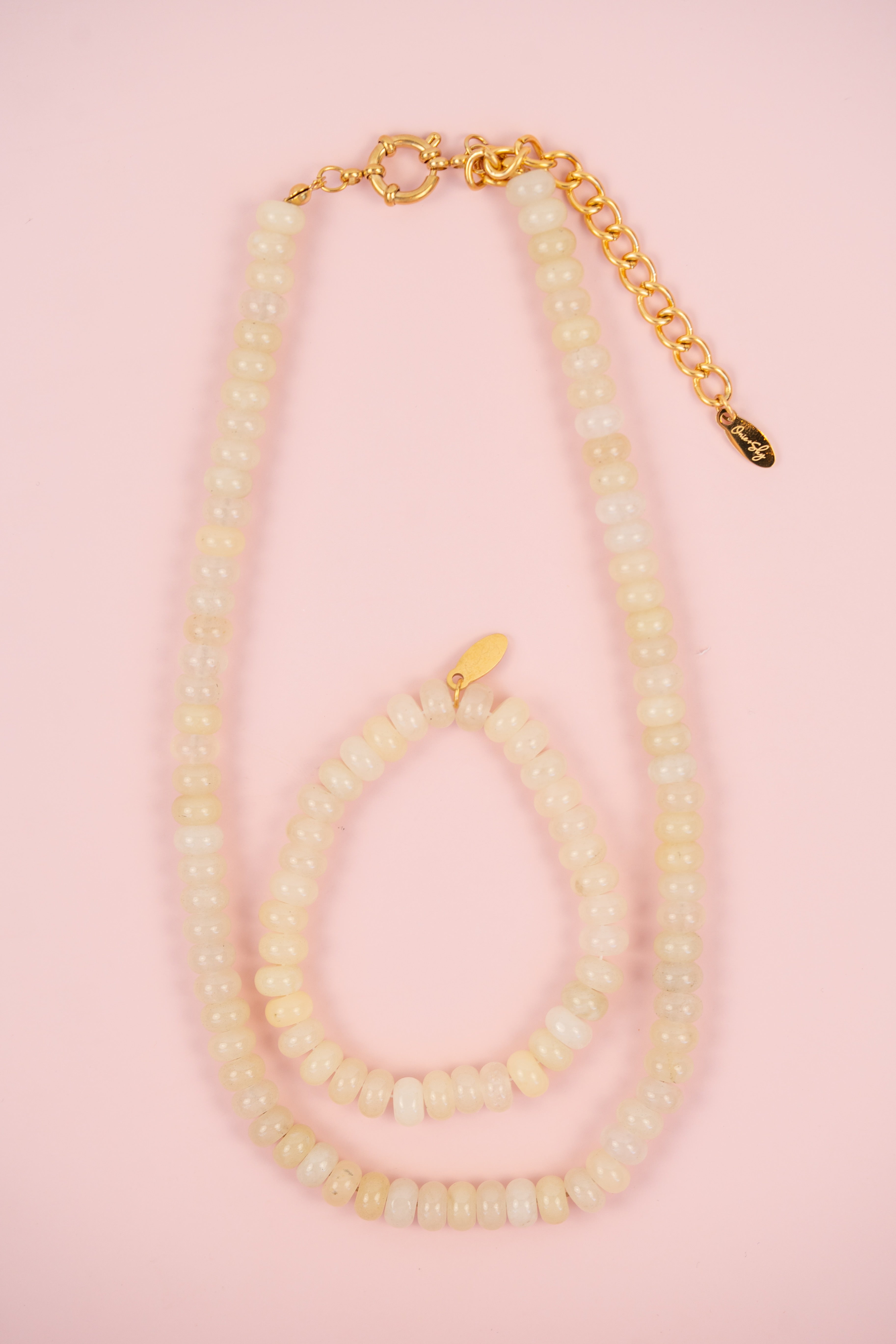 Cream Gemstone Bracelet