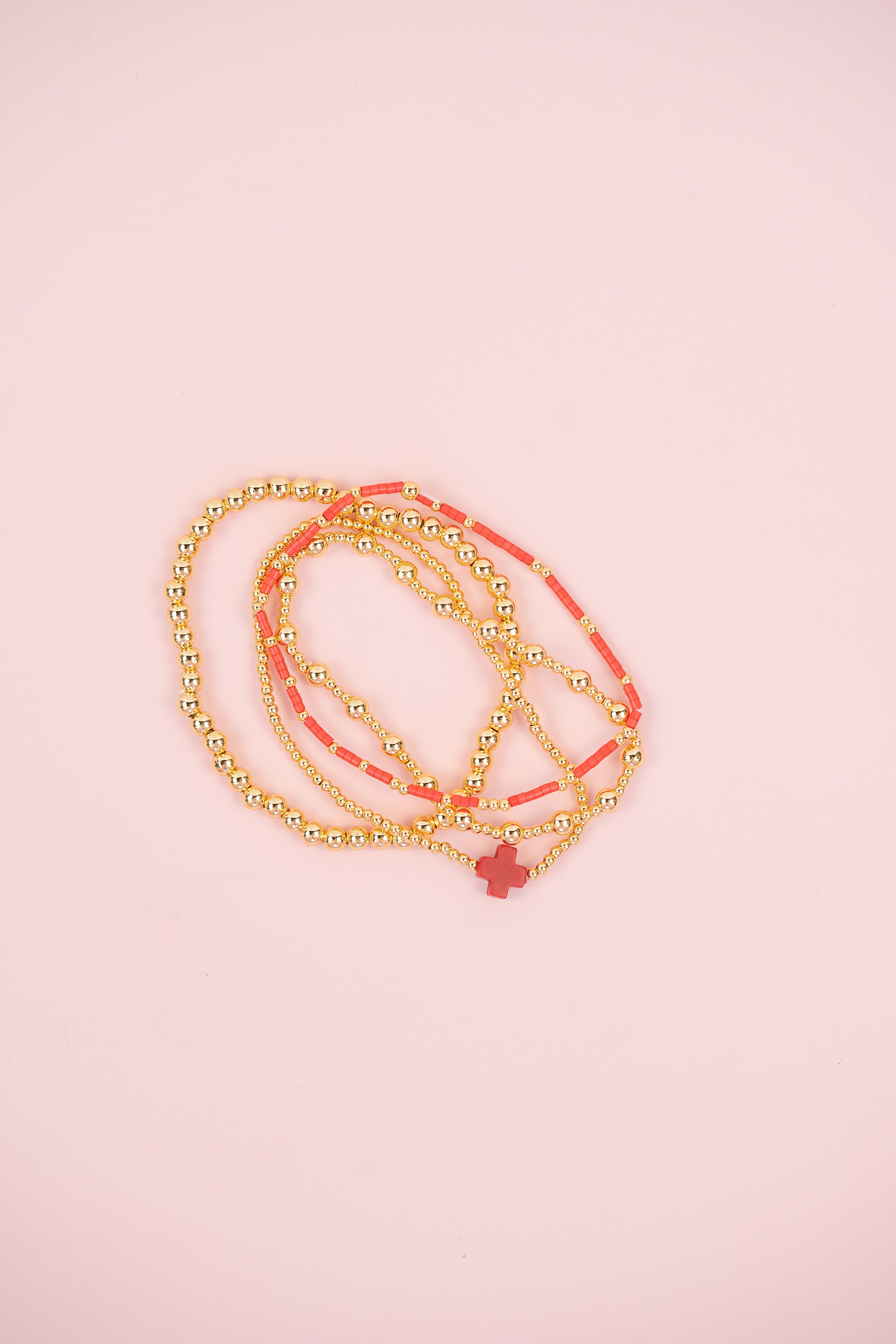 Red and Gold Cross Set