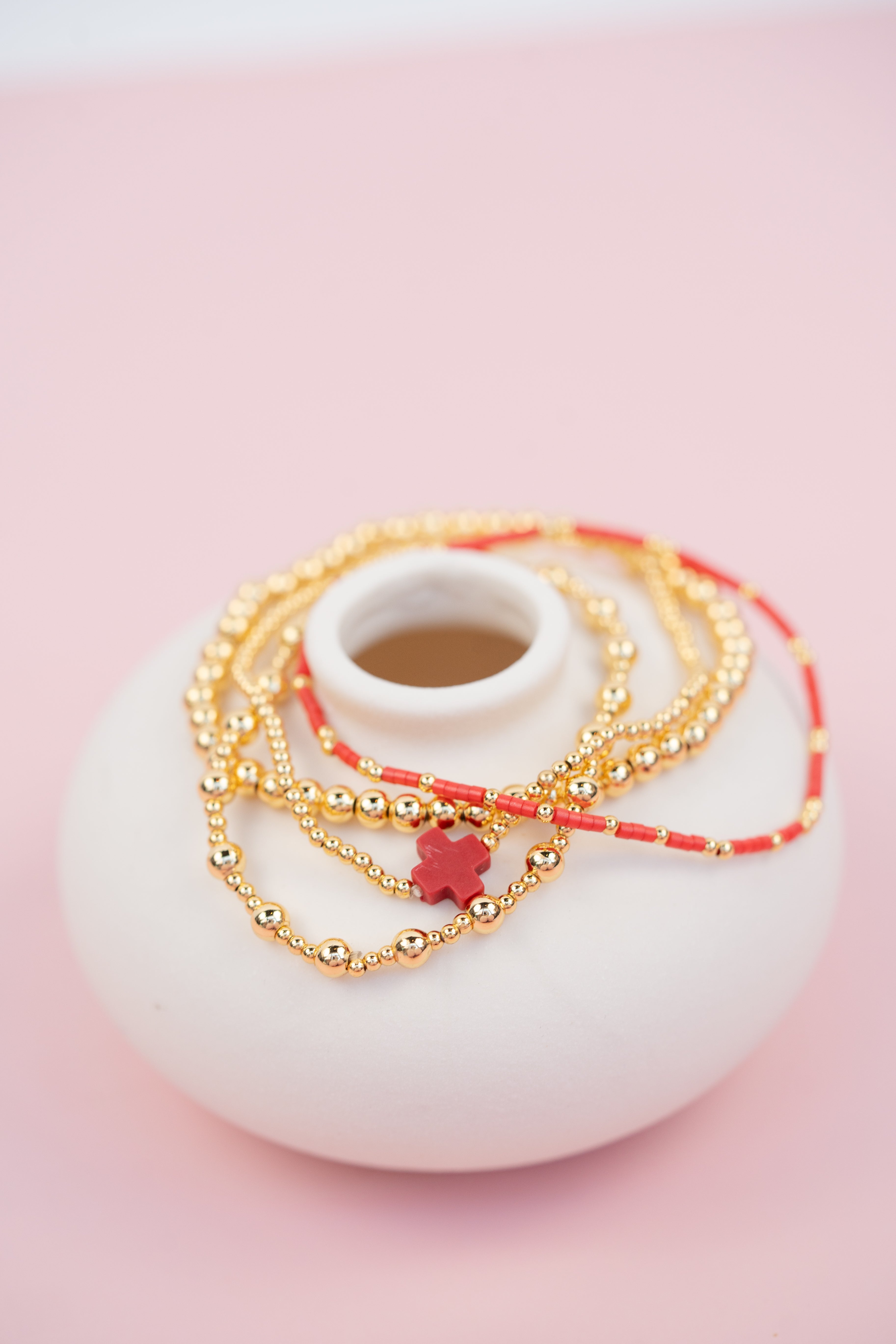 Red and Gold Cross Set