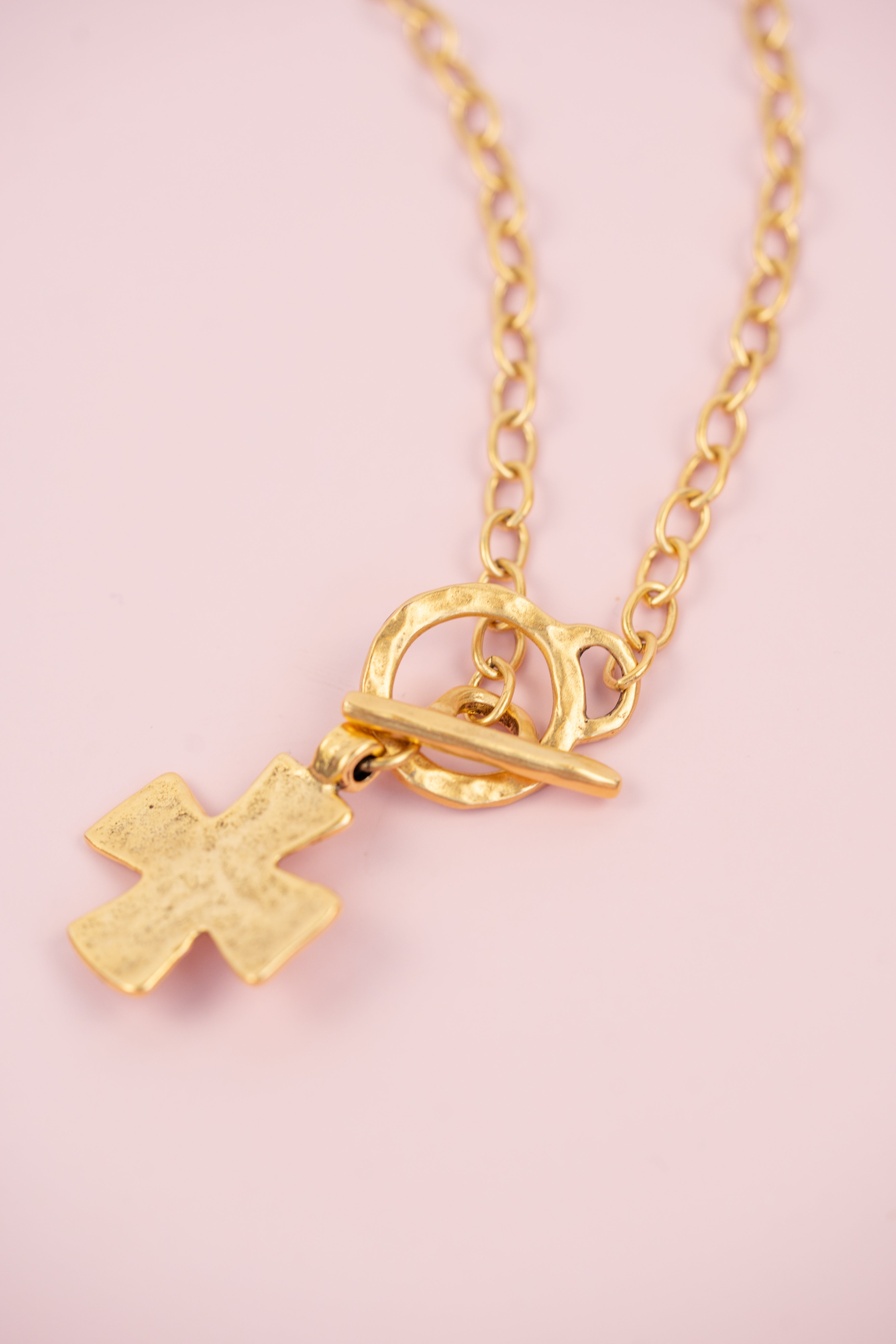 Flat Cross Necklace