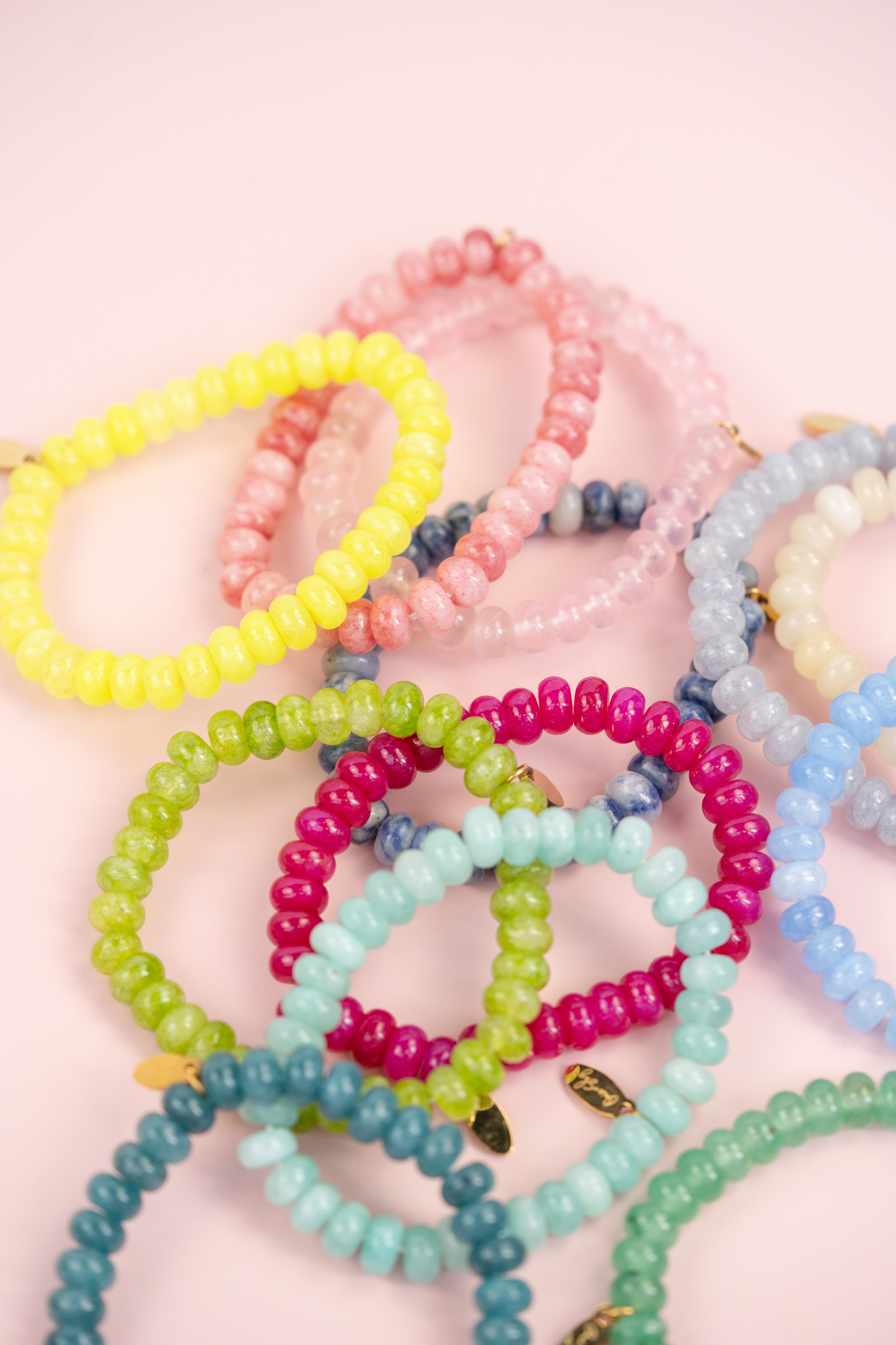 Light Pink Gemstone Bracelet