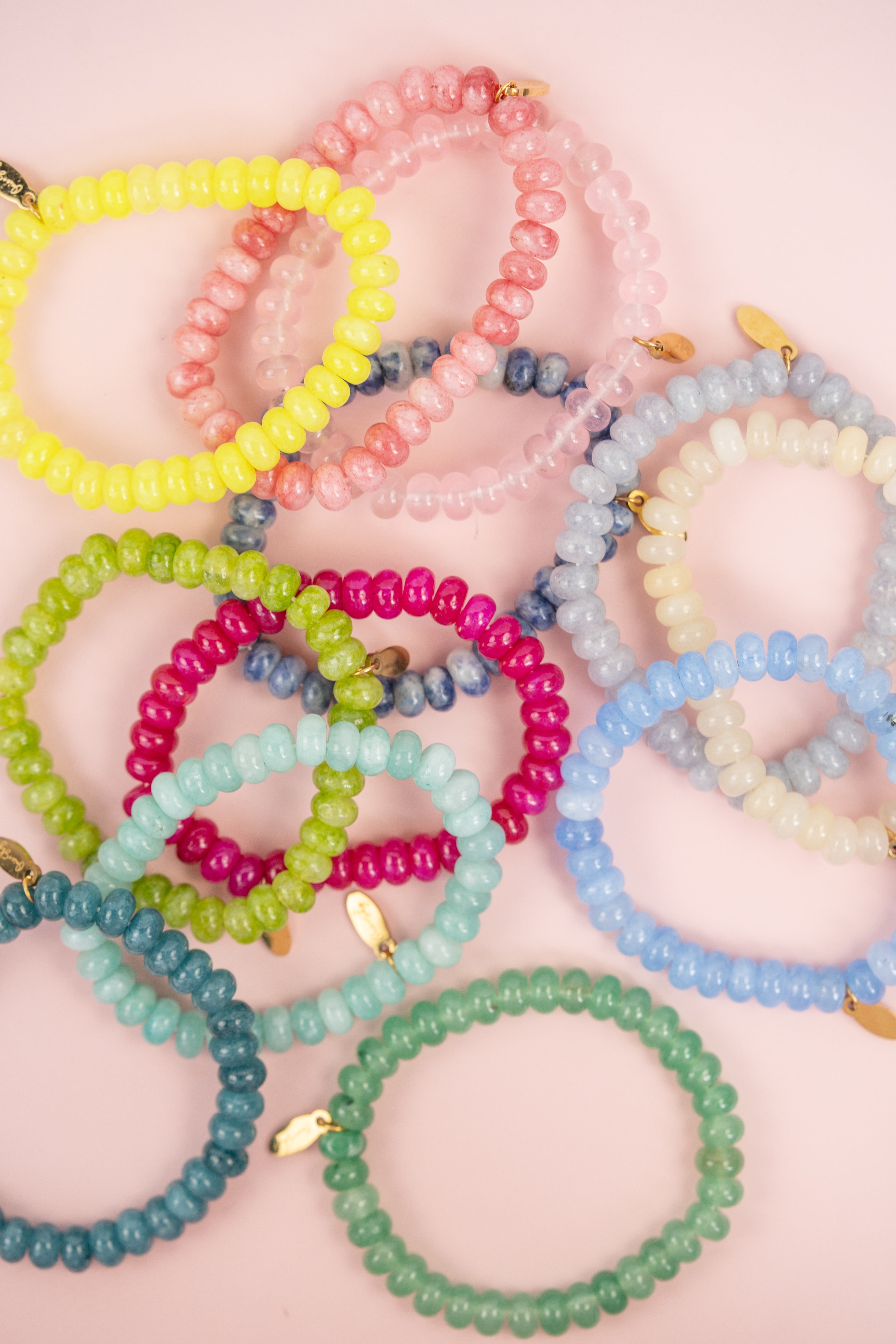 Magenta Gemstone Bracelet