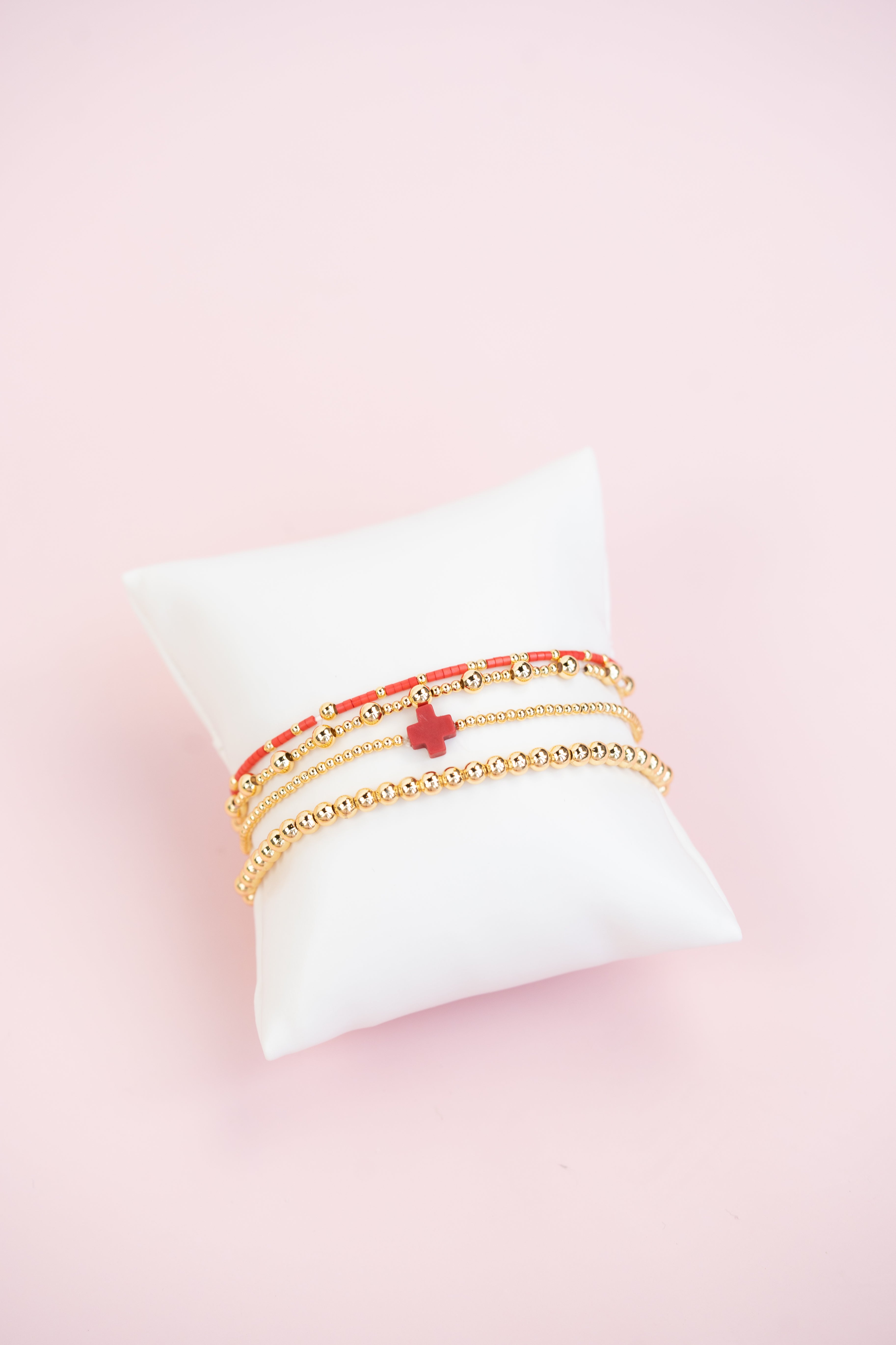 Red and Gold Cross Set