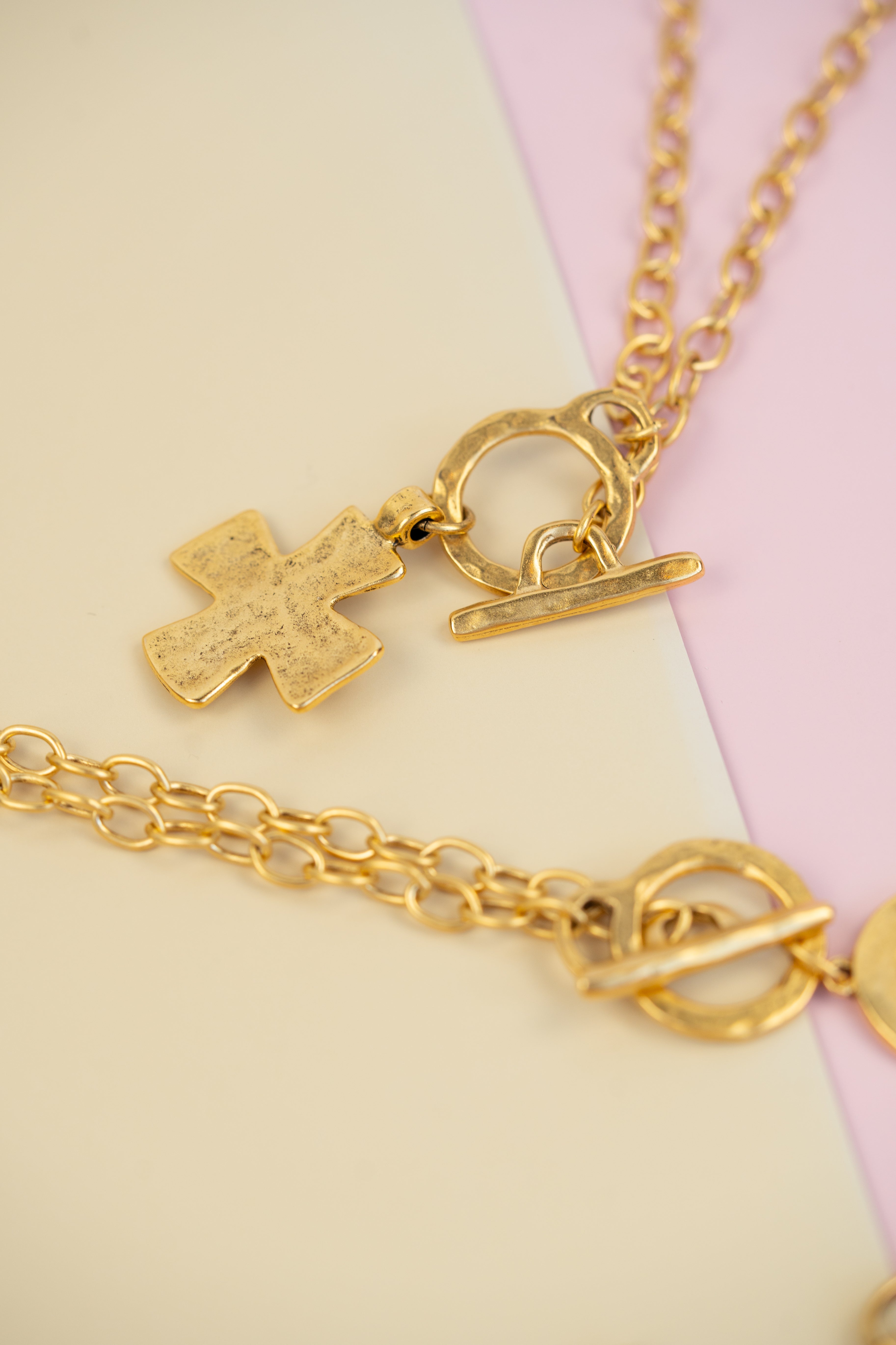 Flat Cross Necklace