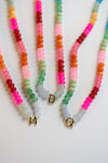 Candy Shop Initial Gemstone Necklace