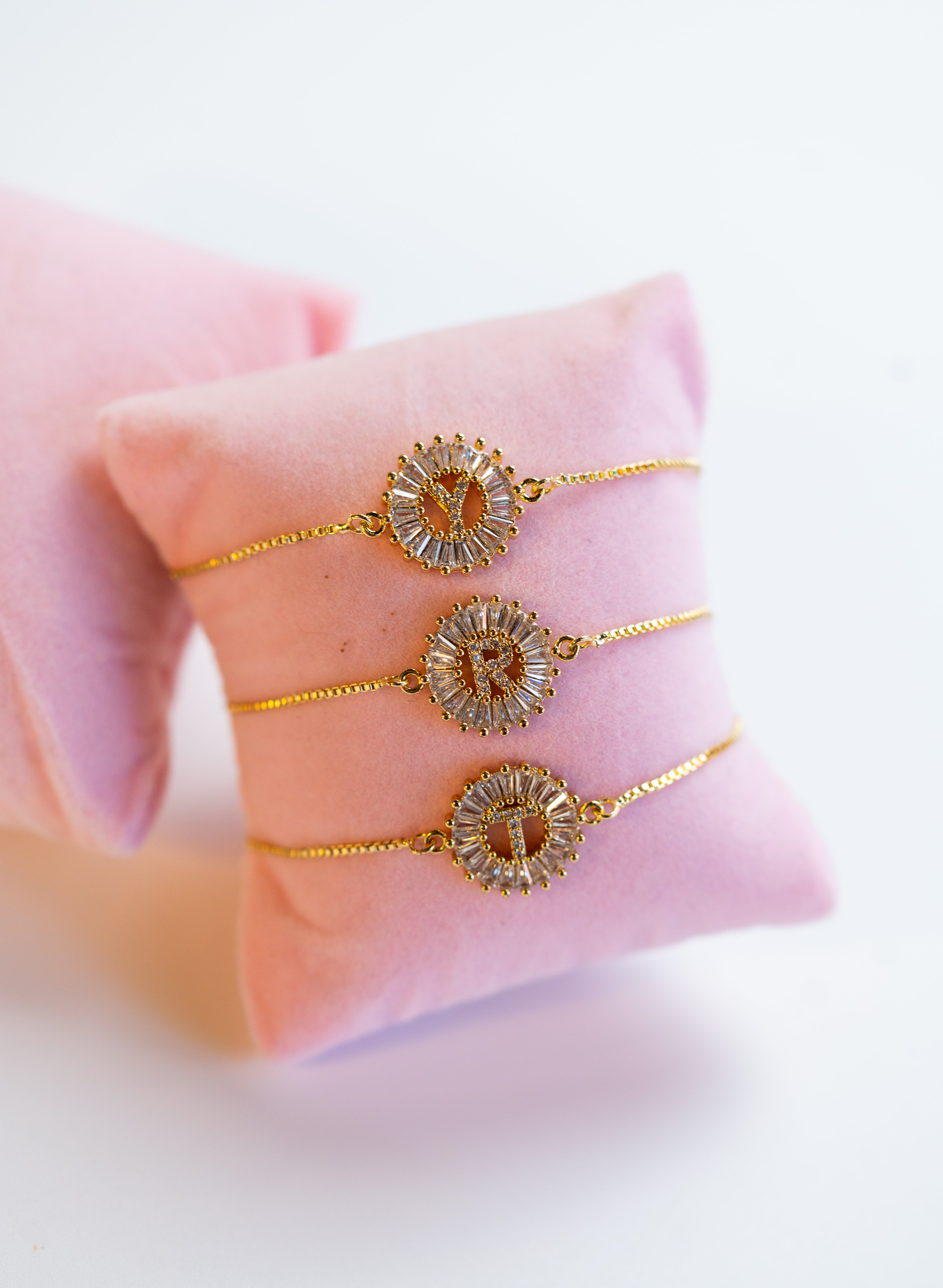 Twinkle Initial Adjustable Bracelet