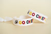 Go Chiefs Football Embroidered Bracelet