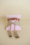 Chiefs Tan Embroidered Bracelet