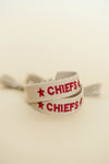 Chiefs Tan Embroidered Bracelet