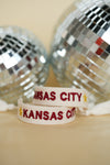 Kansas City Embroidered Bracelet