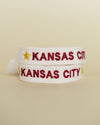 Kansas City Embroidered Bracelet