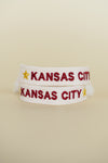 Kansas City Embroidered Bracelet