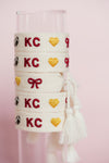 KIDS Chiefs Charm Embroidered Bracelet