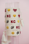 KIDS Chiefs Charm Embroidered Bracelet