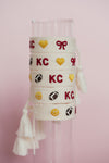 KIDS Chiefs Charm Embroidered Bracelet