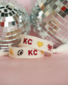 KIDS Chiefs Charm Embroidered Bracelet