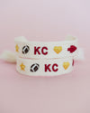 Chiefs Charm Embroidered Bracelet