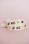 Chiefs Charm Embroidered Bracelet