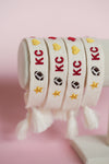 Chiefs Charm Embroidered Bracelet