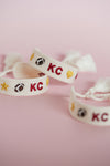 Chiefs Charm Embroidered Bracelet