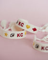 Chiefs Charm Embroidered Bracelet