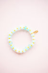 Turquoise and Yellow Gemstone Bracelet