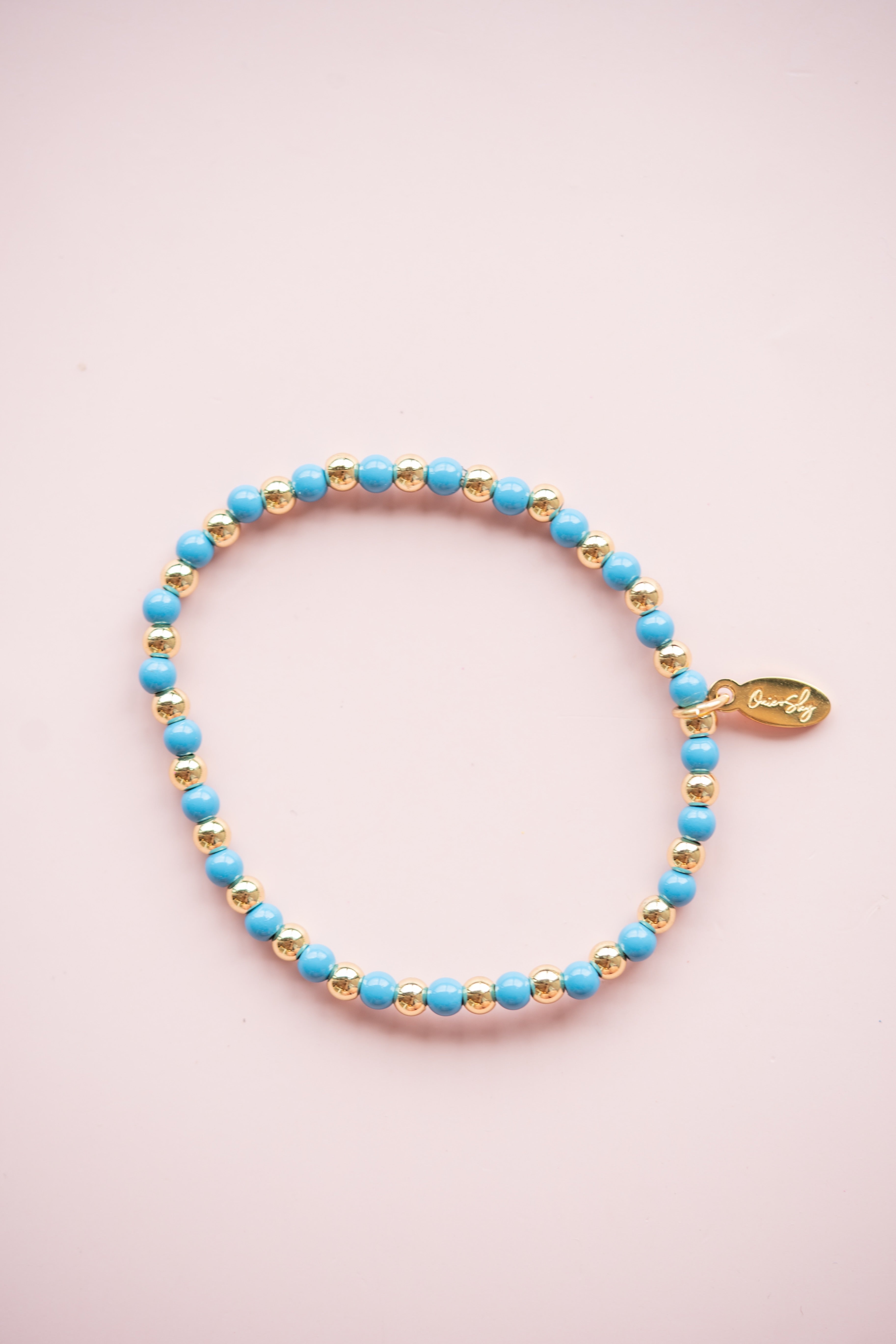 Rainbow Gold Beaded Bracelet