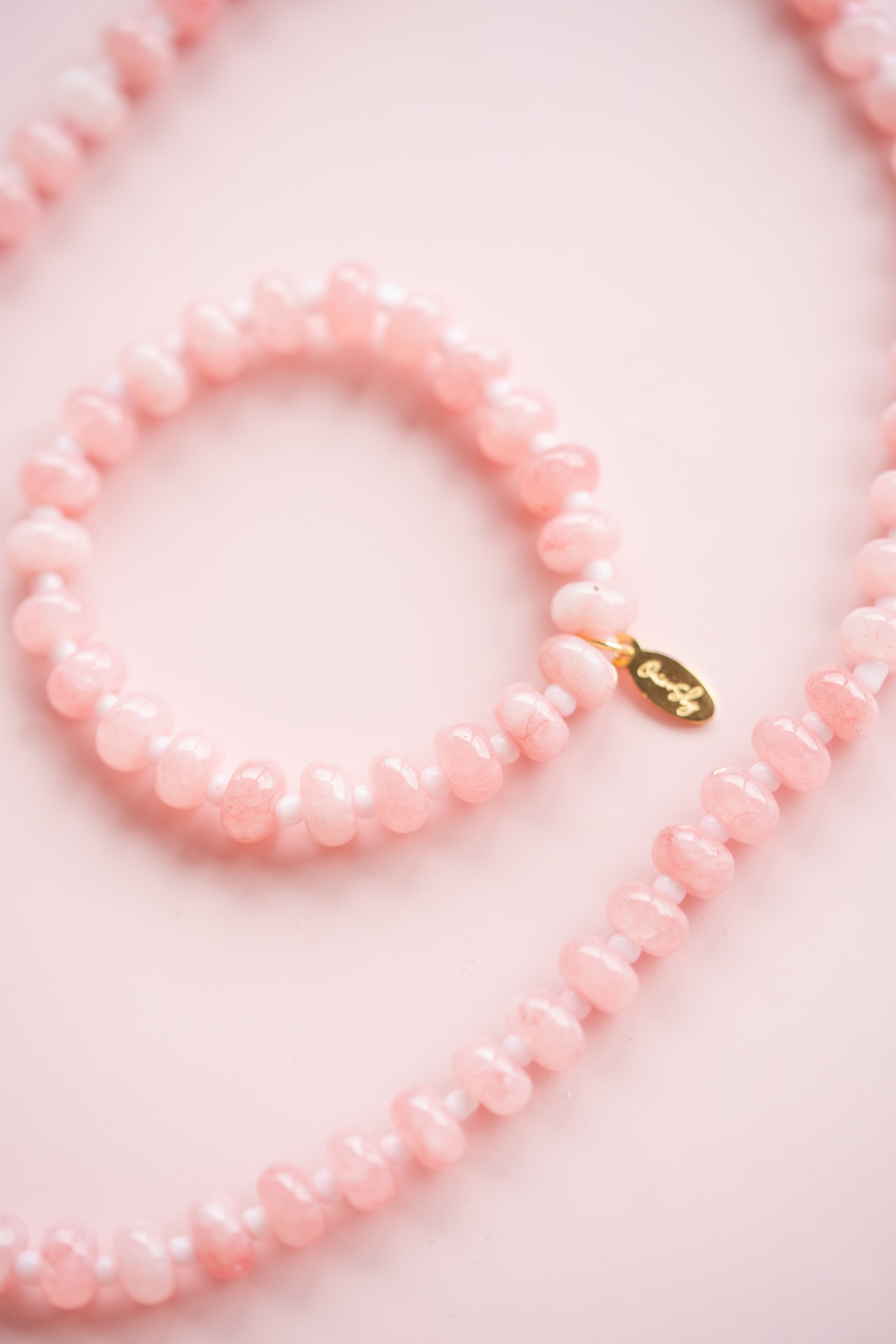 Baby Pink Gemstone Bracelet