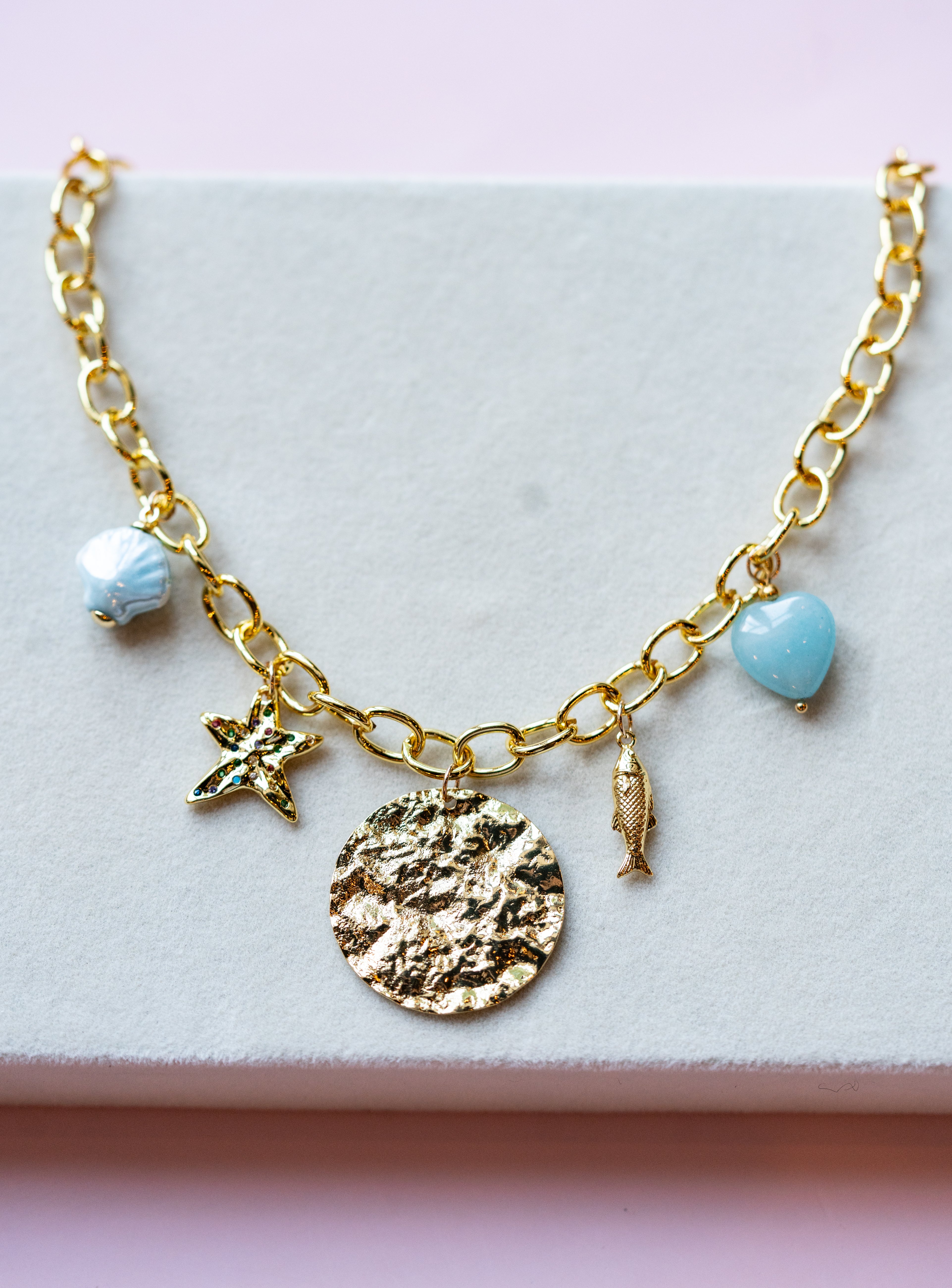 Costal Treasures Charm Necklace
