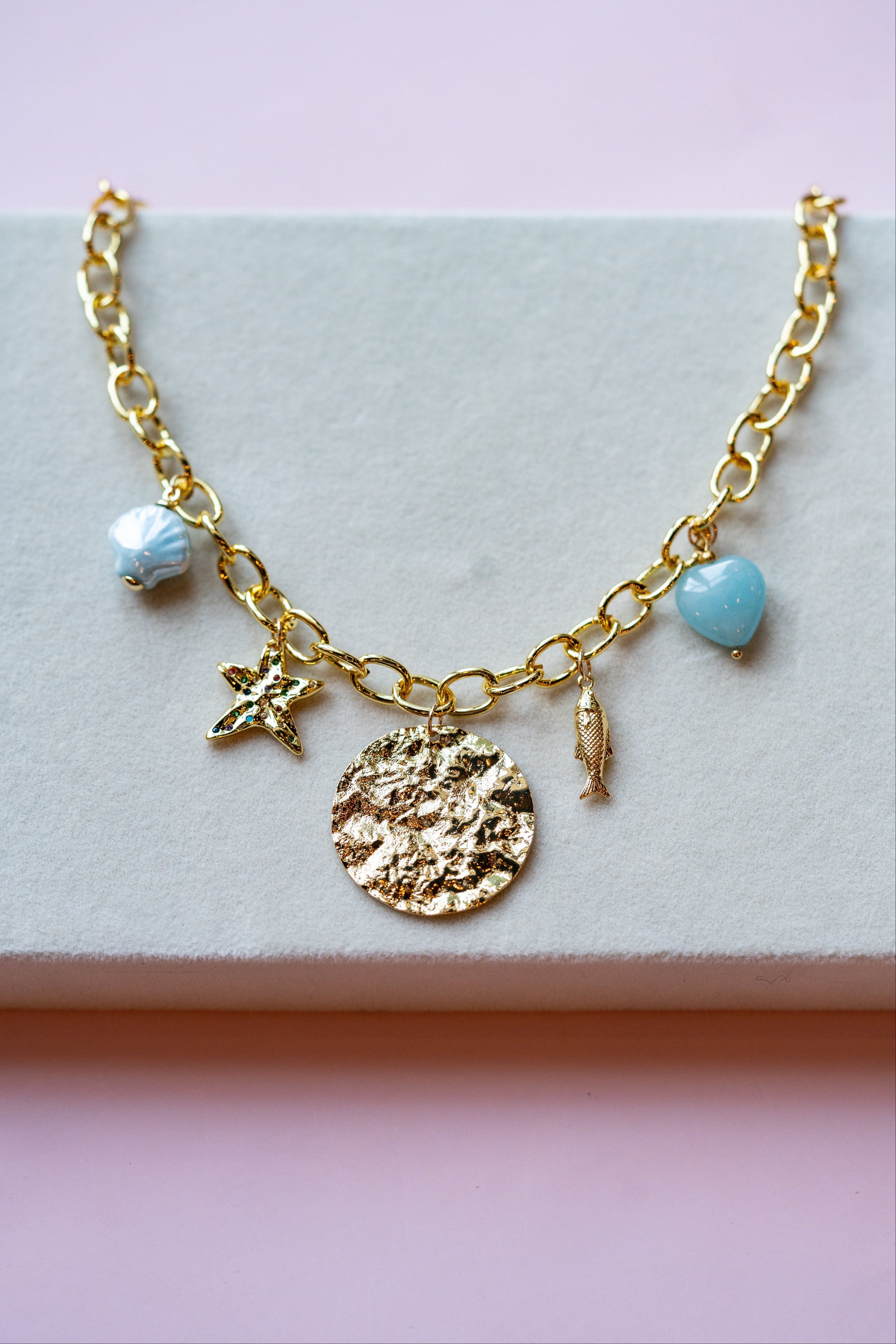 Costal Treasures Charm Necklace