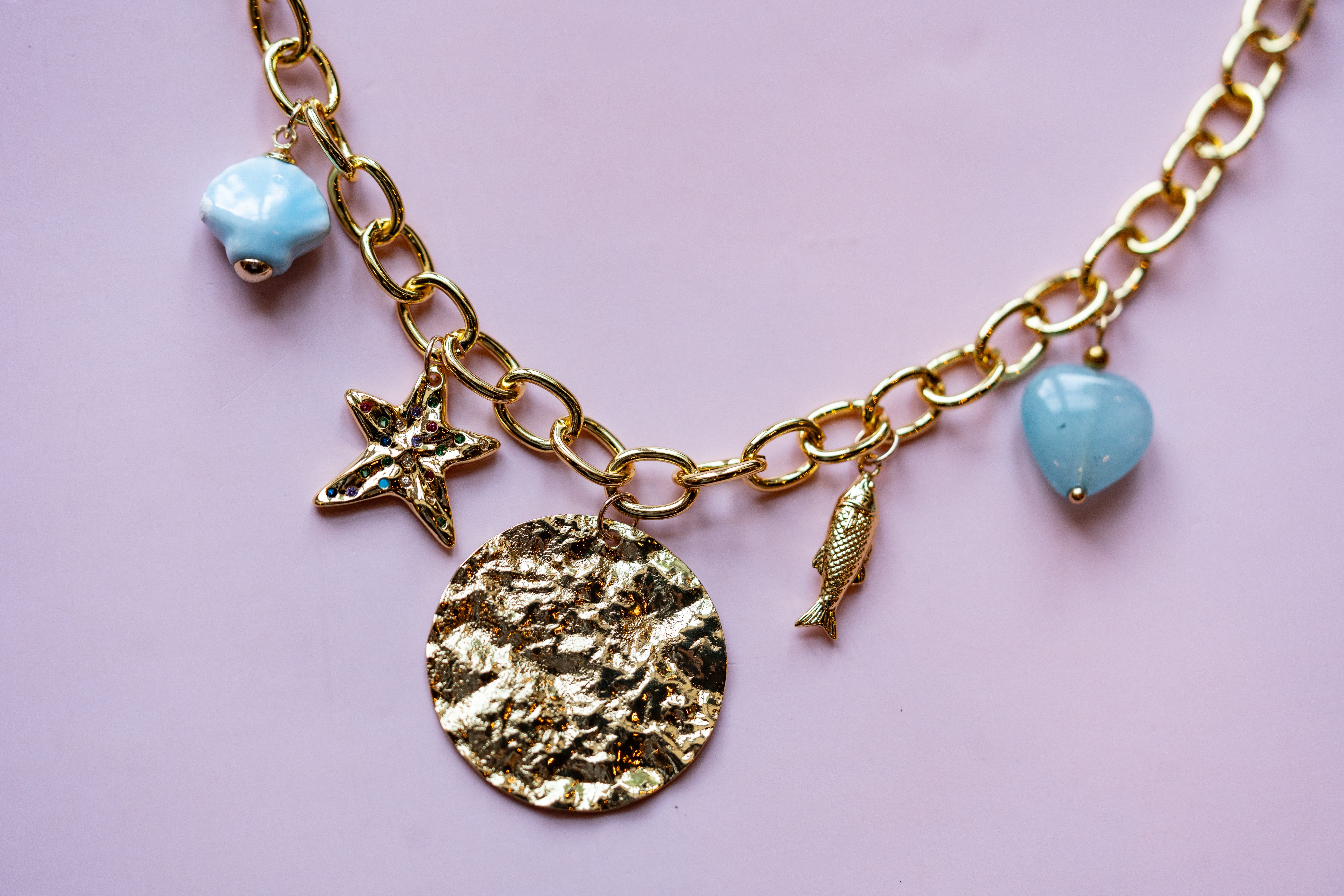 Costal Treasures Charm Necklace