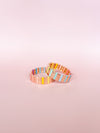 Gold Rainbow Tila Bracelet-Thick