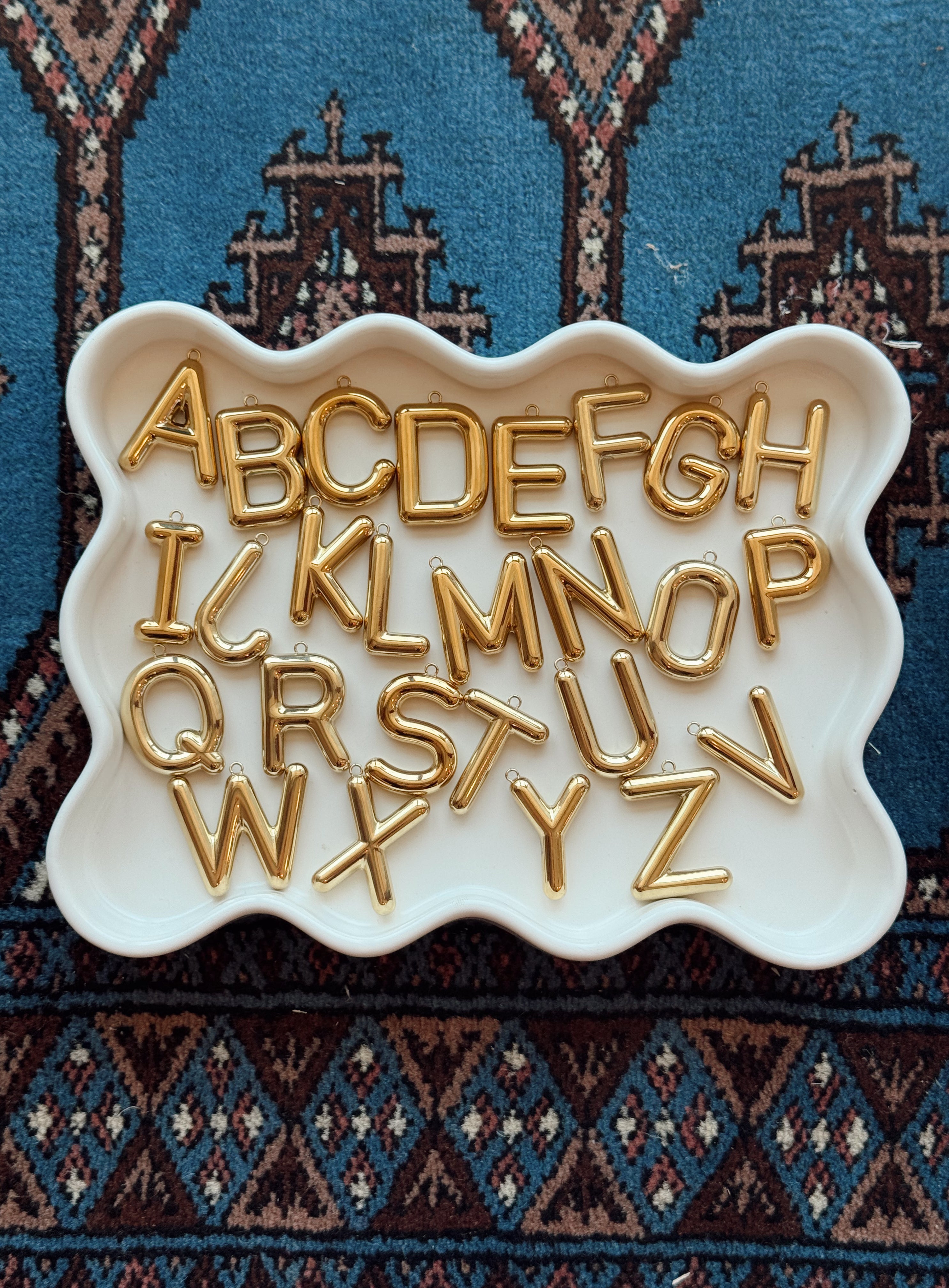 Bubble Alphabet Charm Add On