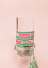 Tennis Club Embroidered Bracelet
