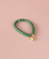 Emerald Heishi Bracelet (Customizable)