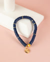 Navy Heishi Bracelet (Customizable)