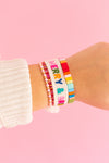 Merry & Bright Embroidered Bracelet