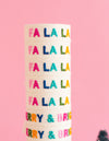 Fa La La Embroidered Bracelet