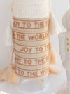 Joy to the World Embroidered Bracelet