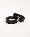 Thick Black Tila Bracelet