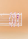 Lilac Glass Tile Bracelet