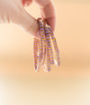 French Lavender Glass Tile Bracelet