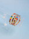 Rainbow Gold Mini Tila Bracelet
