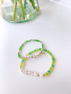 St. Patty's Day Seed Bead Bracelets