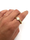 Smiley Gold Filled Ring